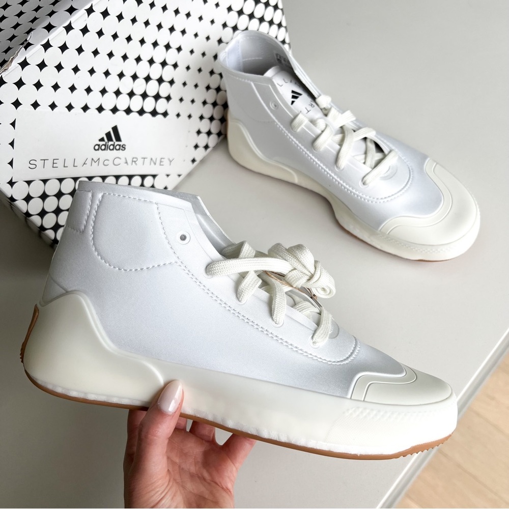 Adidas by Stella McCartney Treino Mid-top Sneakers in White NIB